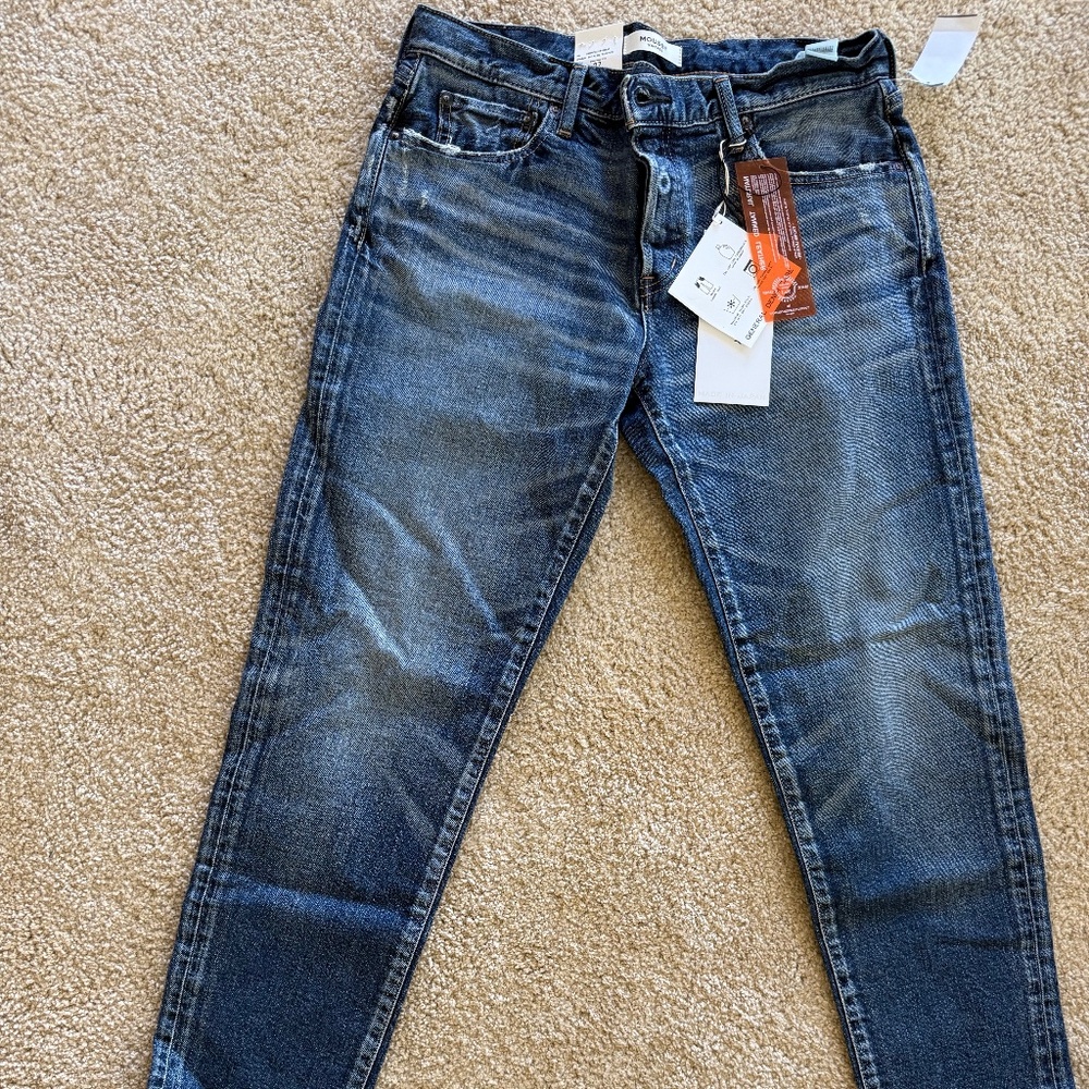 MOUSSY Vintage Alice Tapered Cropped Jeans